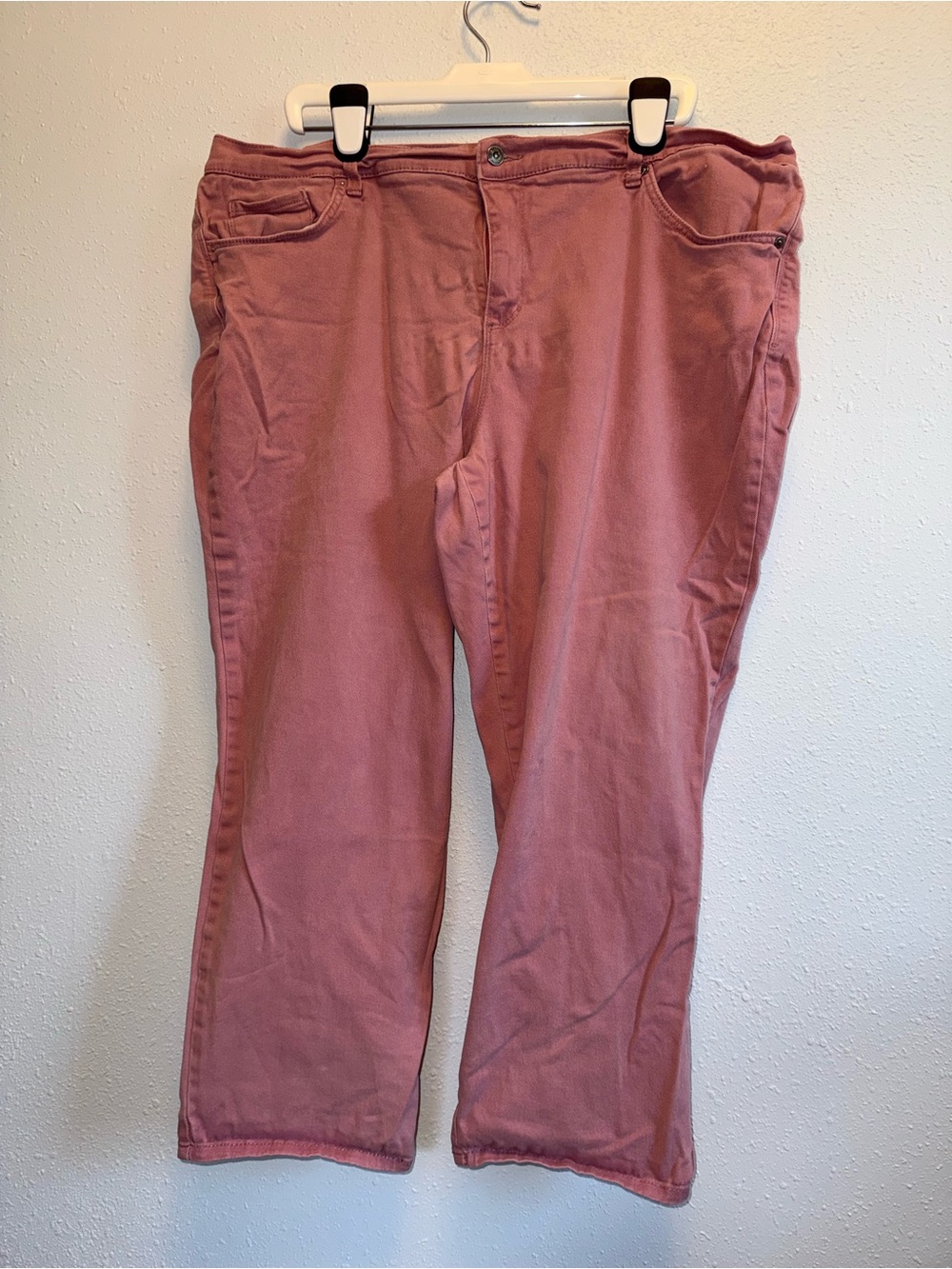 Gloria Vanderbilt Rose-Mauve Straight Leg Jeans 22WS